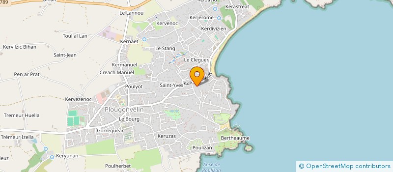 localisation de l'entreprise SCI CATAM  PLOUGONVELIN