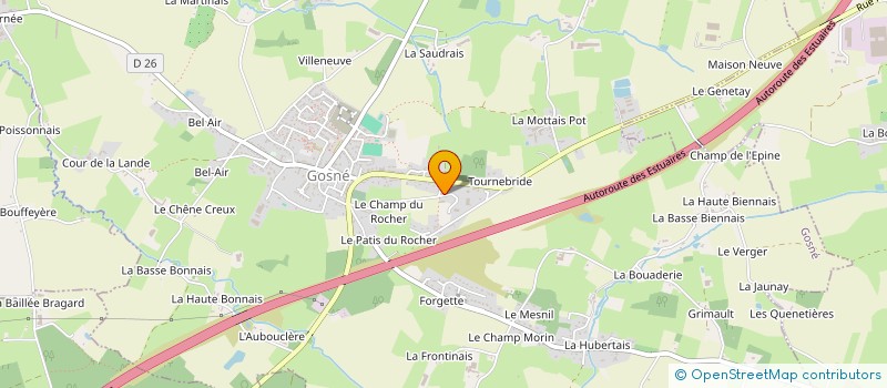 localisation de l'entreprise SCI CATAMI  LA CHAPELLE-SAINT-AUBERT