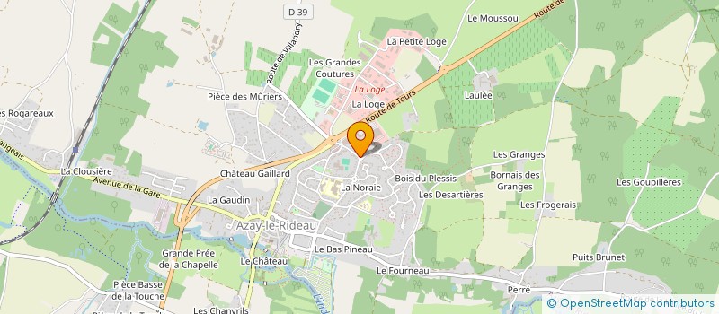 localisation de l'entreprise SCI CATAMM à AZAY-LE-RIDEAU