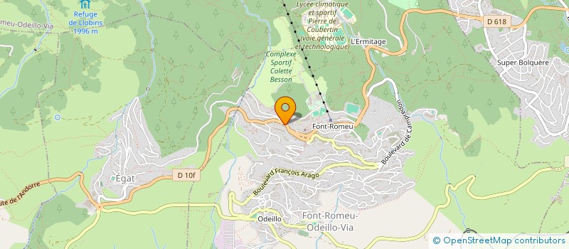 localisation de l'entreprise SCI CATANORD  FONT-ROMEU-ODEILLO-VIA