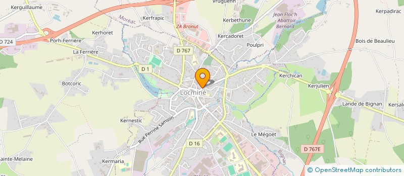 localisation de l'entreprise SCI CATAPELO  LOCMINE