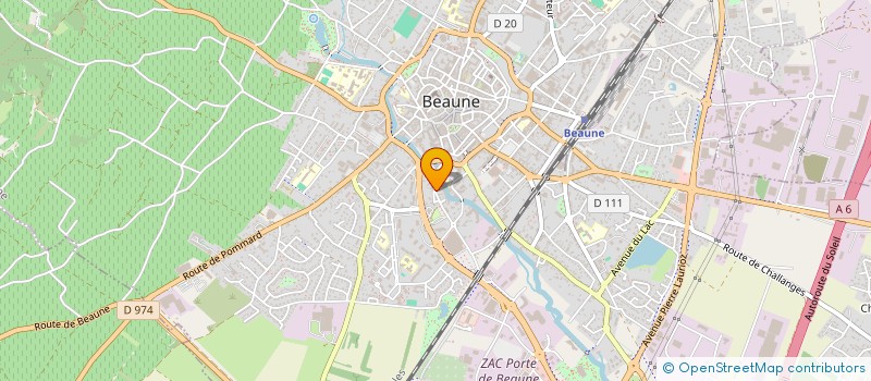 localisation de l'entreprise SCI CATARO à BEAUNE