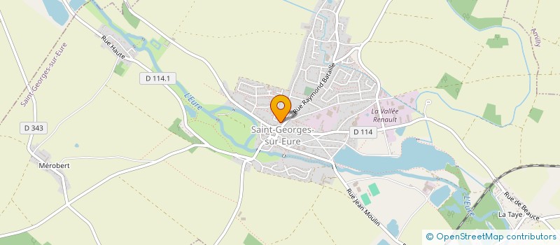 localisation de l'entreprise SCI CATAUDE à SAINT-GEORGES-SUR-EURE