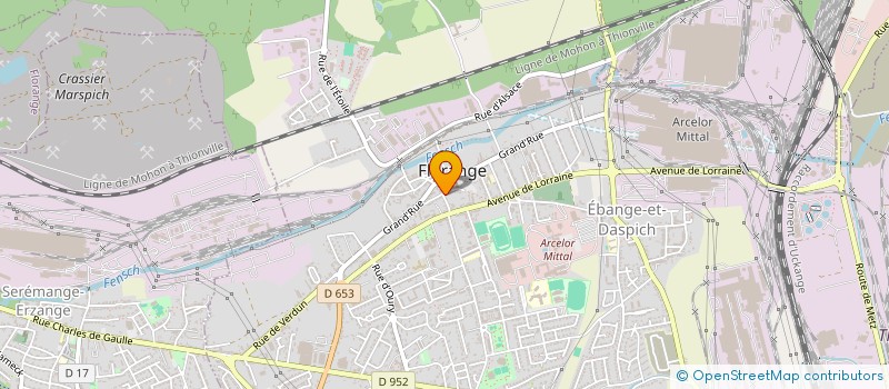 localisation de l'entreprise SCI CATBER  FLORANGE