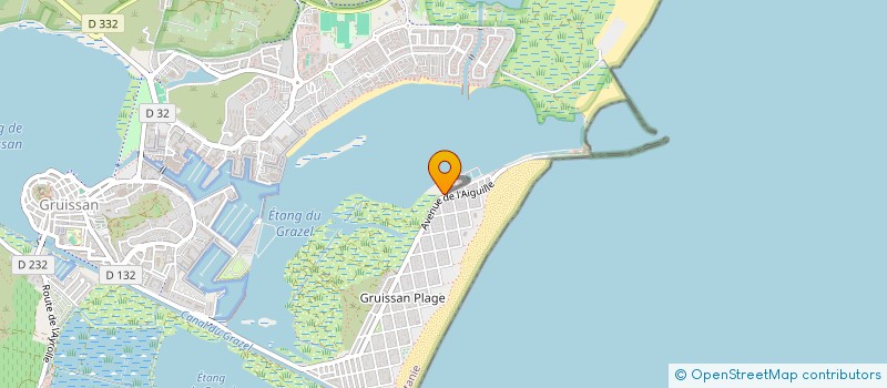 localisation de l'entreprise SCI CATCH  GRUISSAN