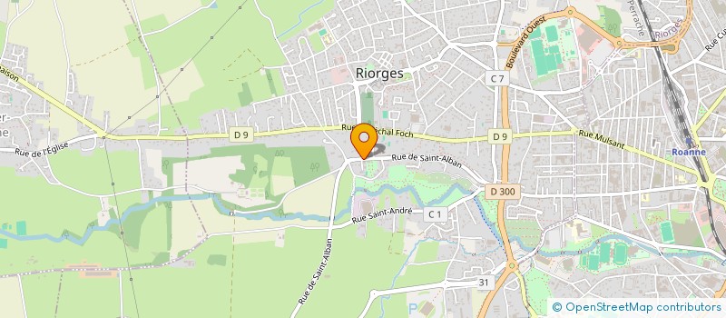 localisation de l'entreprise SCI CATCHAS à RIORGES