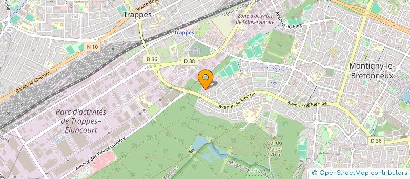 localisation de l'entreprise SCI CATCRAM  MONTIGNY-LE-BRETONNEUX