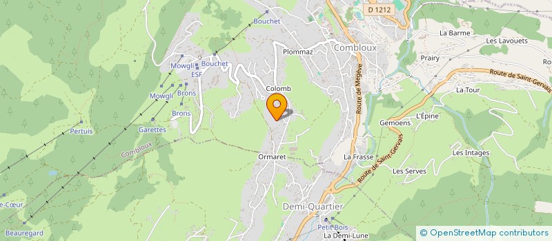 localisation de l'entreprise SCI CATEAUX  COMBLOUX