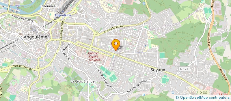 localisation de l'entreprise SCI CATECO à ANGOULEME