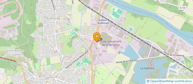 localisation de l'entreprise SCI CATEL  GAILLON