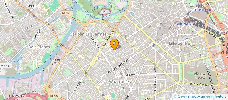 localisation de l'entreprise SCI CATEL BEGHIN à LILLE