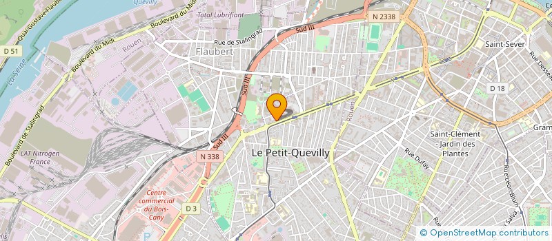 localisation de l'entreprise SCI CATELAIN à LE PETIT-QUEVILLY