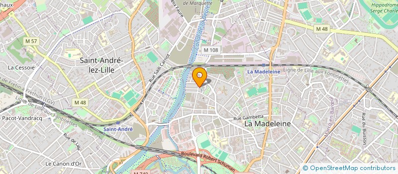 localisation de l'entreprise SCI CATELAN 2 à LA MADELEINE