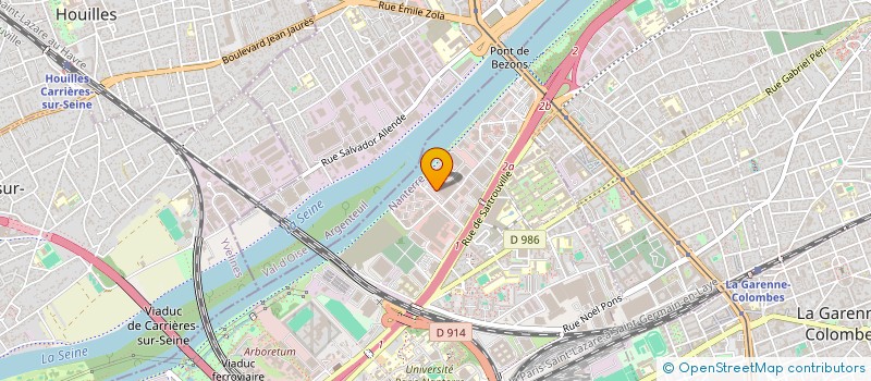 localisation de l'entreprise SCI CATEM  NANTERRE