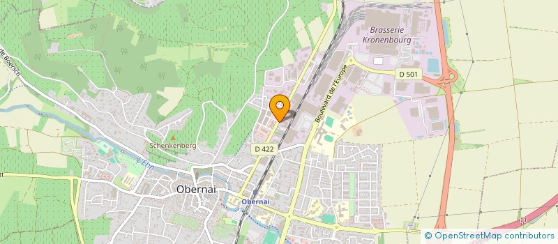 localisation de l'entreprise SCI CATENNE  OBERNAI