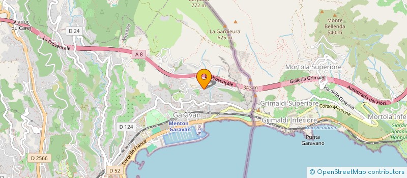 localisation de l'entreprise SCI CATERINA à MENTON