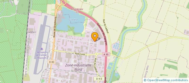 localisation de l'entreprise SCI CATEXE CONSTRUCTIONS  COLMAR