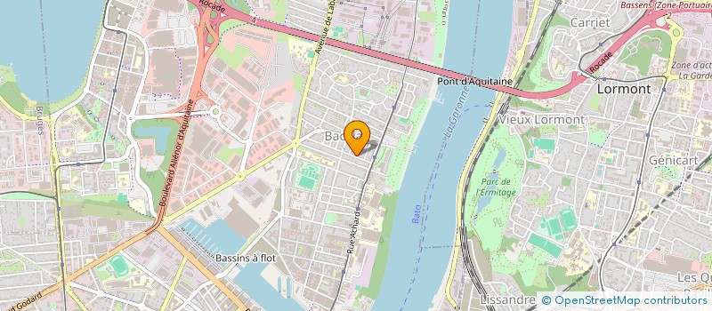 localisation de l'entreprise SCI CATFIL  BORDEAUX