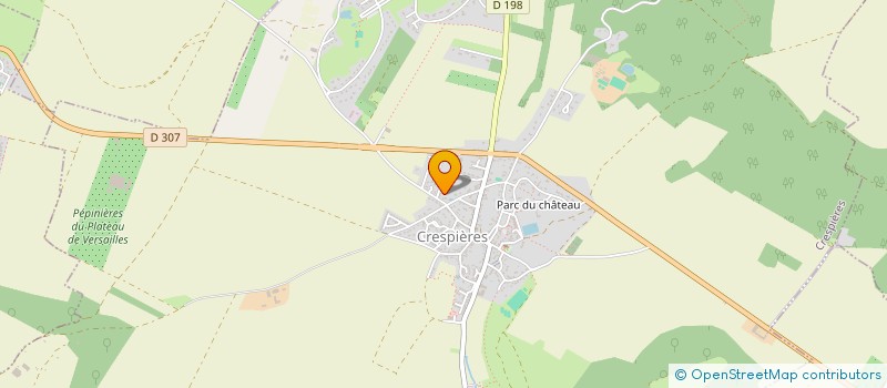 localisation de l'entreprise SCI CATH  CRESPIERES