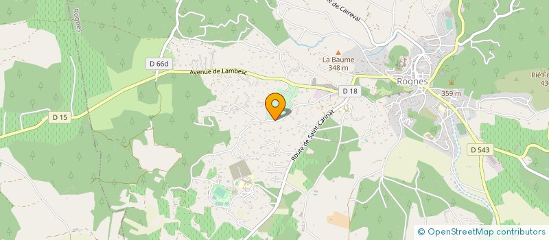 localisation de l'entreprise SCI CATHAL  ROGNES