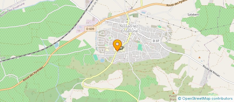 localisation de l'entreprise SCI CATHALA-ROLLAND  NISSAN-LEZ-ENSERUNE