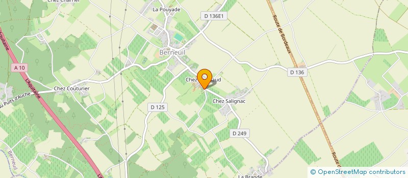 localisation de l'entreprise SCI CATHANDRE à BERNEUIL