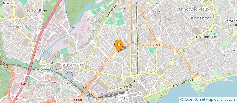 localisation de l'entreprise SCI CATHANNE à ANNECY