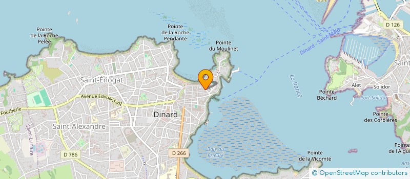 localisation de l'entreprise SCI CATHANNE  DINARD