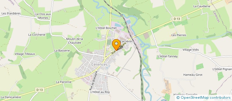 localisation de l'entreprise SCI CATHARINA  CERENCES