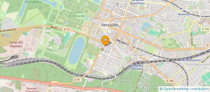 localisation de l'entreprise SCI CATHEDRALE à VERSAILLES