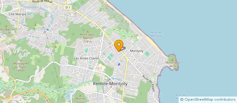 localisation de l'entreprise SCI CATHELINA  CAYENNE