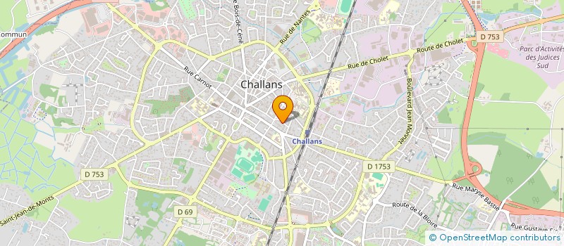 localisation de l'entreprise SCI CATHELO à CHALLANS