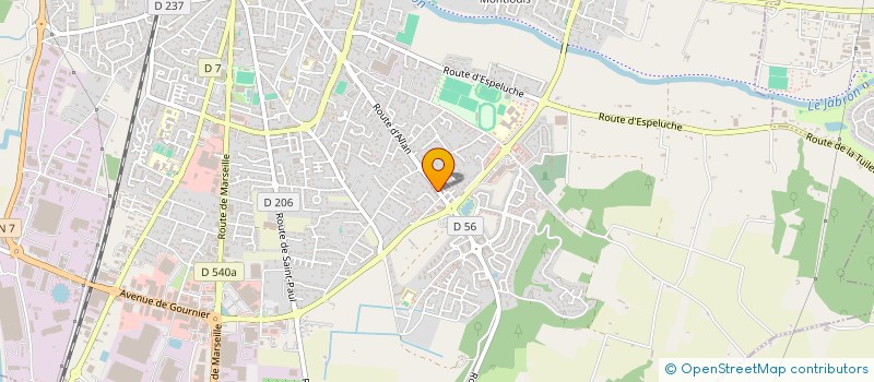 localisation de l'entreprise SCI CATHEM à MONTELIMAR