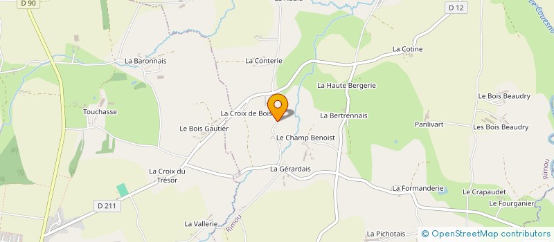 localisation de l'entreprise SCI CATHER  RIMOU