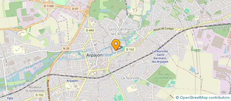 localisation de l'entreprise SCI CATHER à SAINT-GERMAIN-LES-ARPAJON