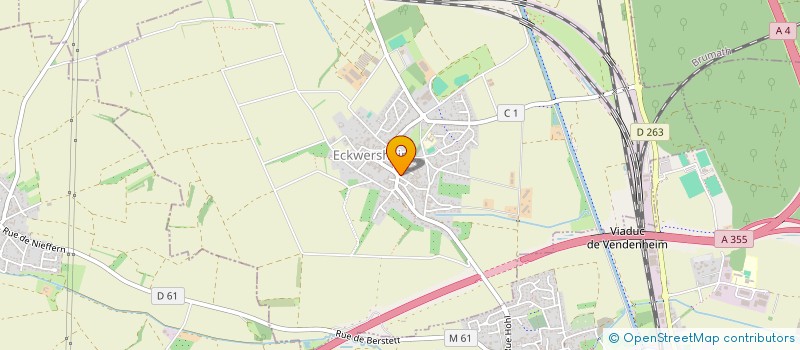 localisation de l'entreprise SCI CATHERINE  ECKWERSHEIM