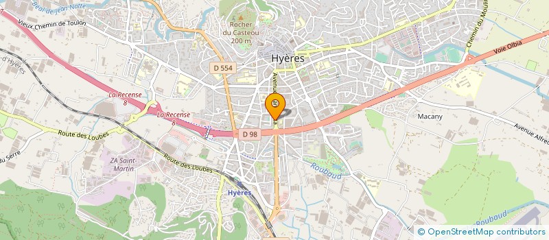 localisation de l'entreprise SCI CATHERINE à HYERES