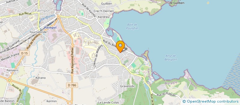 localisation de l'entreprise SCI CATHERINE  PAIMPOL