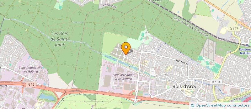 localisation de l'entreprise SCI CATHERINE  BOIS-D'ARCY