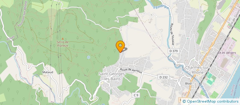 localisation de l'entreprise SCI CATHERINE  SAINT-GEORGES-LES-BAINS