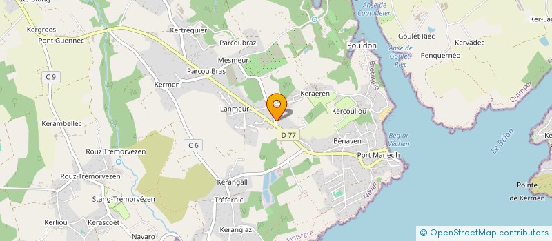 localisation de l'entreprise SCI CATHERINE  NEVEZ