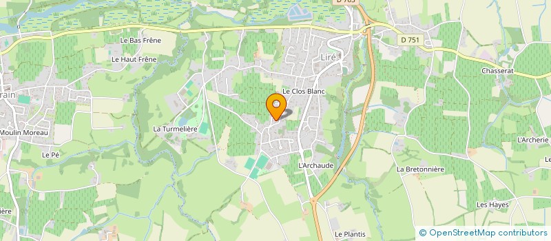 localisation de l'entreprise SCI CATHERINE  OREE-D'ANJOU