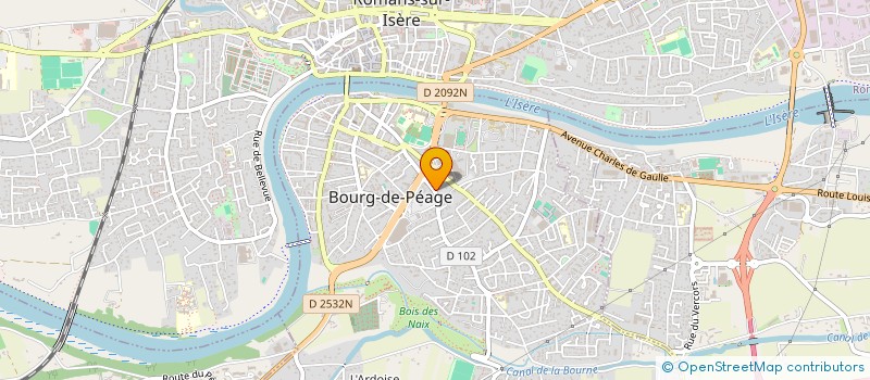 localisation de l'entreprise SCI CATHERINE  BOURG-DE-PEAGE