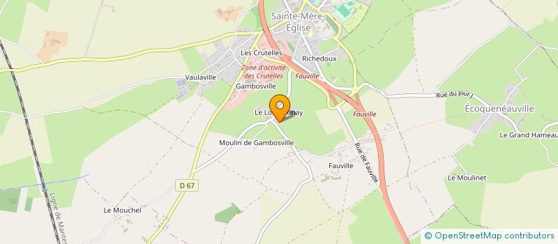 localisation de l'entreprise SCI CATHERINE à CARENTAN-LES-MARAIS