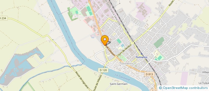 localisation de l'entreprise SCI CATHERINE  TONNEINS