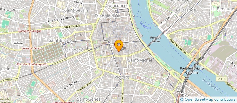 localisation de l'entreprise SCI CATHERINE  BORDEAUX