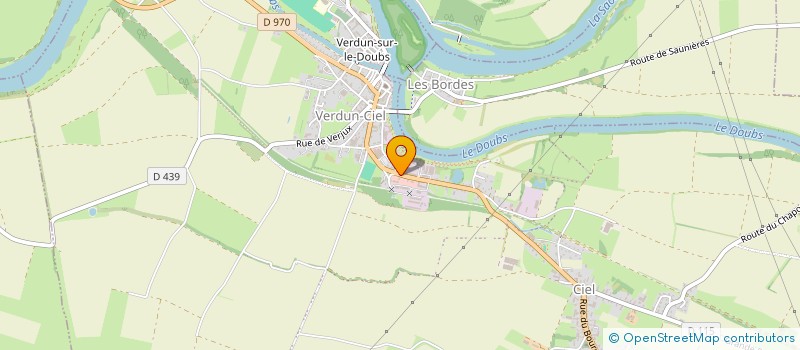 localisation de l'entreprise SCI CATHERINE ET DIDIER DENIS à VERDUN-SUR-LE-DOUBS