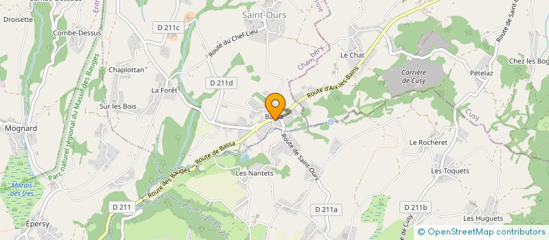 localisation de l'entreprise SCI CATHERINE ET JEAN-MARC  SAINT-OURS