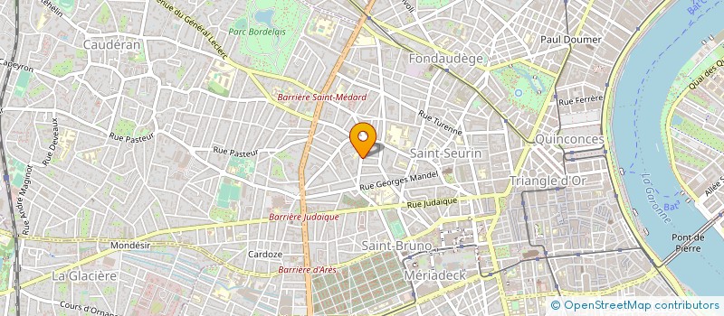 localisation de l'entreprise SCI CATHERINE MARGAUX à BORDEAUX