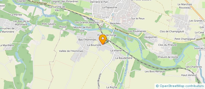 localisation de l'entreprise SCI CATHERYOLO  ESVRES